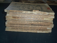 1886 HARPER'S MONTHLY MAGAZINE-LOT OF 11 ISSUES-NICE ILLUSTRATIONS & ADS-WR 466J