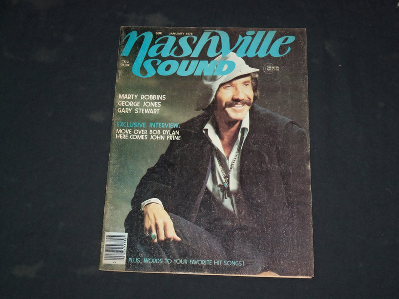 1976 JANUARY NASHVILLE SOUND MAGAZINE - MARTY ROBBINS COVER - CW 790