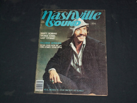 1976 JANUARY NASHVILLE SOUND MAGAZINE - MARTY ROBBINS COVER - CW 790
