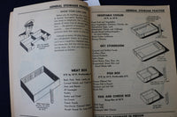 1945 HOW TO STOW AND TAKE CARE OF FOOD ON SHIPBOARD SOFTCOVER BOOK - K 967