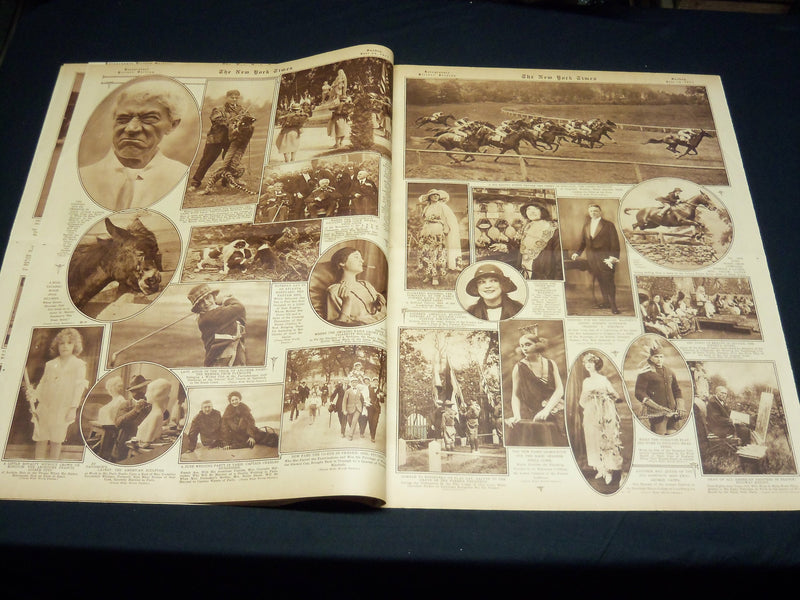 1923 JUNE 24 NEW YORK TIMES PICTURE SECTION NO. 5 & 6 - ENGLISH DERBY - NT 8876