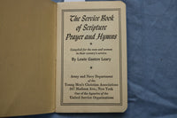 1941-1943 YMCA USO SERVICE BOOKS - LOT OF 2 - THINK - SCRIPTURE - K 735