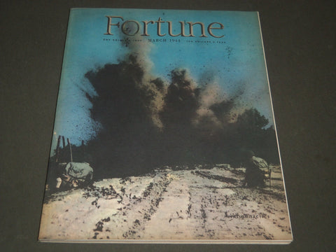 1944 MARCH FORTUNE MAGAZINE - GREAT COVER & ADS - F 172