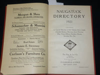 1921 NAUGATUCK DIRECTORY BOOK - CONNECTICUT - NICE ADS - KD 6352