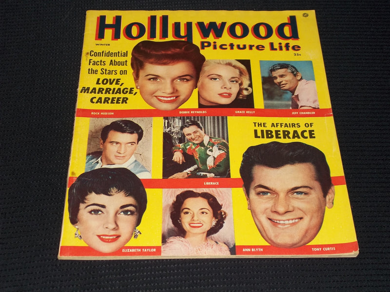 1955 WINTER HOLLYWOOD PICTURE LIFE MAGAZINE - GRACE KELLY FRONT COVER - E 13716