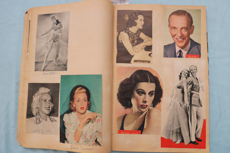 1930'S-1940'S MOVIE STAR SCRAPBOOK - LOADED - E 26493