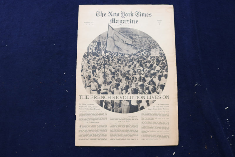 1935-1936 NEW YORK TIMES MAGAZINE SECTIONS - LOT OF 3 - NP 8860