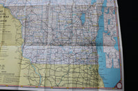 1942 WISCONSIN OFFICIAL HIGHWAY MAP - K 1984