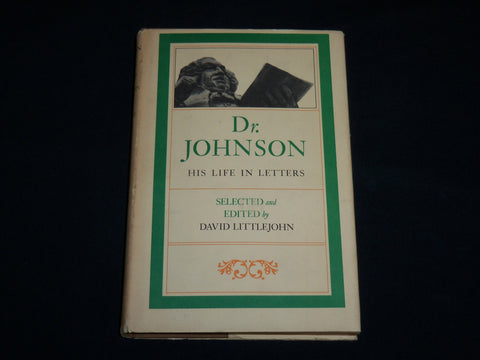1965 DR. JOHNSON HIS LIFE IN LETTERS BOOK BY DAVID LITTLEJOHN - KD 7133