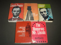 1947-1973 ABRAHAM LINCOLN HARDCOVER BOOKS LOT OF 5 - KD 3403