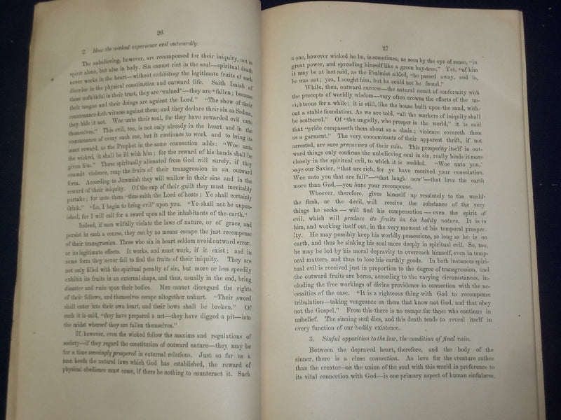 1861 DISCOURSES PREACHED IN SWANTON BY J. B. PERRY - J 4511
