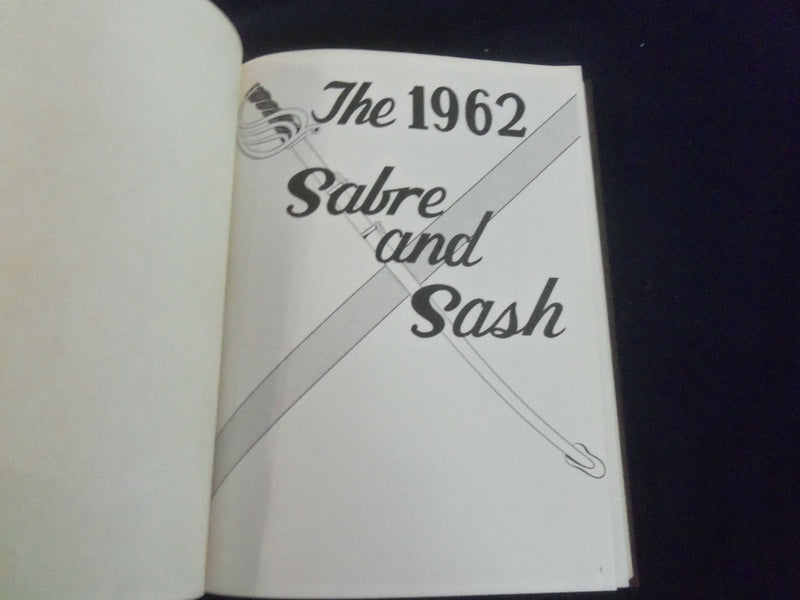 1962 SABRE & SASH PENNSYLVANIA MILITARY ACADEMY YEARBOOK - CHESTER, PA - YB 2811