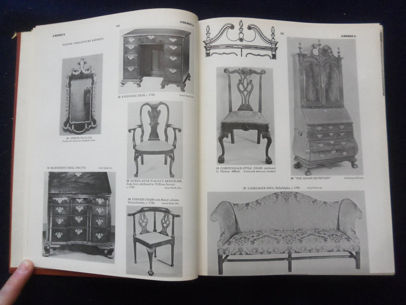 1967 THE NEW ENCYCLOPEDIA OF FURNITURE HARDCOVER BOOK BY JOSEPH ARONSO - KD 8592