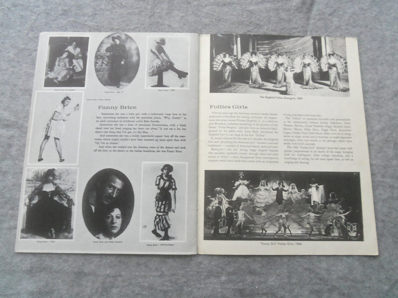 1966 FUNNY GIRL BROADWAY PROGRAM - MIMI HINES- JOHNNY DESMOND- PHIL FORD- J 7623