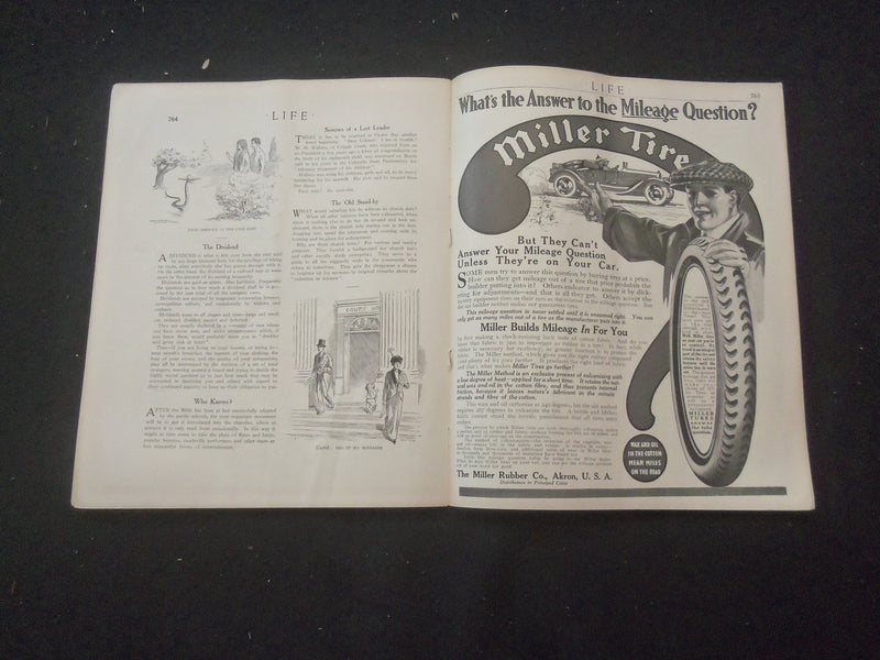1915 APRIL 29 LIFE MAGAZINE - WHEN THE WORLD WAS YOUNG - L 761E
