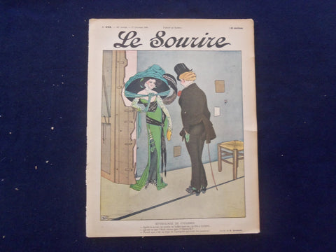 1908 OCT 17 LE SOURIRE MAGAZINE - ILLUSTRATED COMEDY - FRENCH TEXT - SP 4867Q