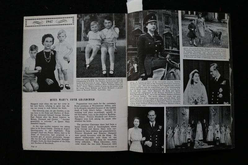 1950 PRINCESS ANNE FIRST SOUVENIR BOOK - SOFTCOVER - K 2252