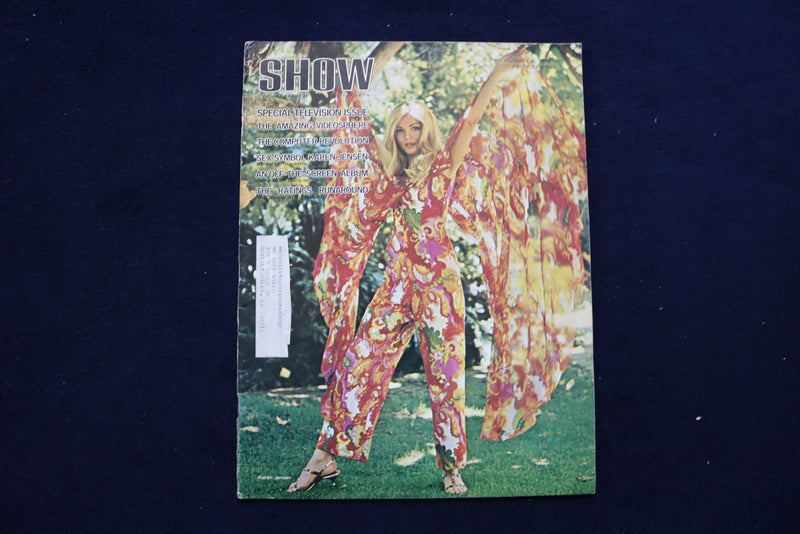 1970 AUGUST 6 SHOW MAGAZINE - KAREN JENSEN COVER - RUDY VALLE LABEL - E 23385