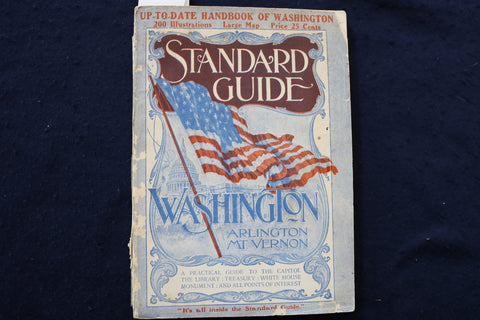 1905 WASHINGTON - ARLINGTON - MT. VERNON STANDARD GUIDE- SOFTCOVER BOOK - K 1318