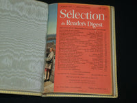 1947 SELECTION DU READER'S DIGEST FRENCH MAGAZINE LOT OF 2- HARD BOUND - KD 6402