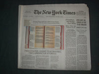 2020 JAN 13 NEW YORK TIMES - ESPER DIDN'T SEE EVIDENCE OF PLOT TO HIT EMBASSIES