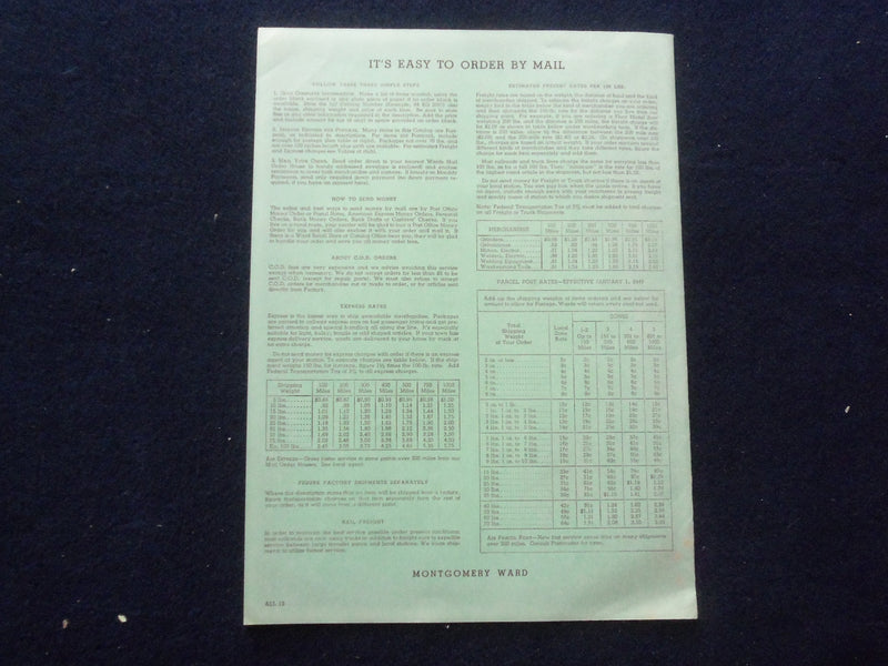 1949-1950 MONTGOMERY WARD POWR-KRAFT POWER TOOL AND WELDING CATALOG - J 8483