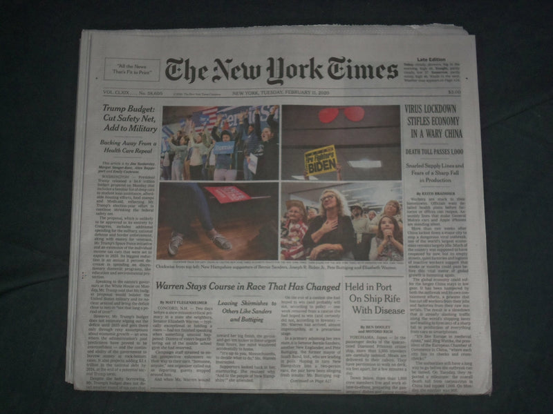 2020 FEBRUARY 10 NEW YORK TIMES - BAD APP WAS LINK IN IOWA CAUCUS FAILURE