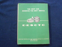 1951 DESOTO FIRE DOME EIGHT PRELIMINARY SHOP MANUAL SOFTCOVER BOOK - KD 8715