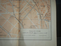 1929-1930 ROMA FOLD-OUT COLOR MAP - ITALY - J 3967