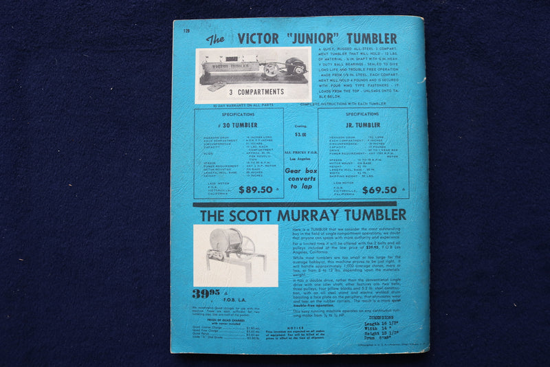 1957 J.J. JEWLCRAFT CATALOG - LAPIDARY EQUIPMENT & SUPPLIES - K 1463