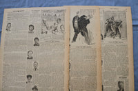 1944 NEW YORK DAILY NEWS CENTERFOLDS - LOT OF 138 - O 3828