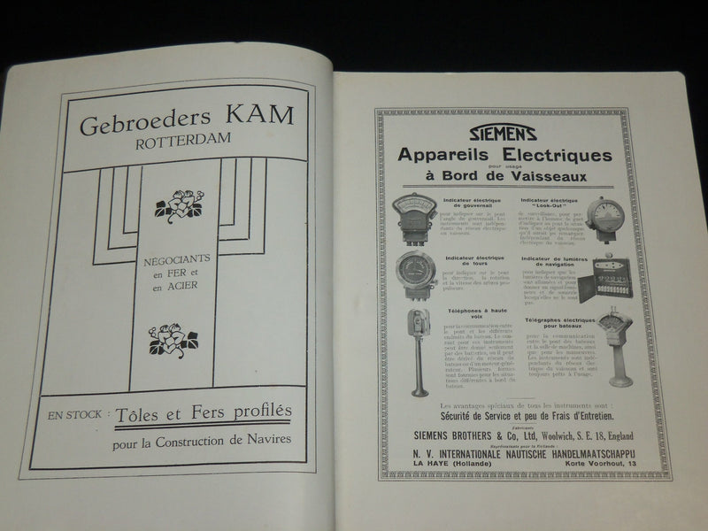 1900'S WERF GUSTO FIRME SMULDERS FRENCH CATALOGUE - KD 6436