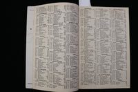 1950 DEE CEE DINER FOOTBALL SCHEDULES-RECORDS - K 2840
