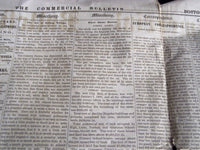 1866 DEC 22 THE COMMERCIAL BULLETIN BOSTON NEWSPAPER - STREET LIGHTS - NP 4186