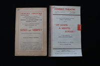 1948 COMEDY THEATRE PROGRAMS - LOT OF 2 - LONDON - K 1897