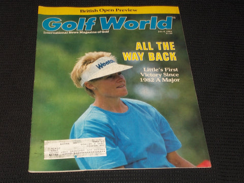 1988 JULY 8 GOLF WORLD MAGAZINE - SALLY LITTLE FRONT COVER - E 6212