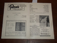 1950'S COLONIAL THEATRE PROGRAMS LOT OF 2 - BOSTON - K 1186