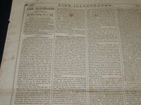 1856 SEPTEMBER 6 LIFE ILLUSTRATED NEWSPAPER - COMMODORE PERRY - NEWTON - NP 4813