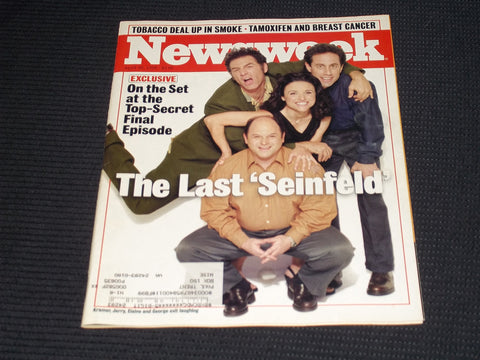 1998 APRIL 20 NEWSWEEK MAGAZINE - THE LAST SEINFELD FRONT COVER - E 16036