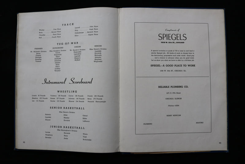 1950 THE CRAFTSMAN TILDEN TECHNICAL HIGH SCHOOL YEARBOOK - CHICAGO, IL - YB 3518