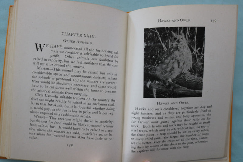 1912 FUR FARMING FOR PROFIT HARDCOVER BOOK - FUR NEWS PUBLISHING CO. - KD 9705