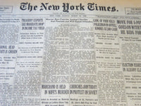 1930 MARCH 16 NEW YORK TIMES - GANG OF FOUR KILLS POLICEMAN IN OFFICE - NT 6339