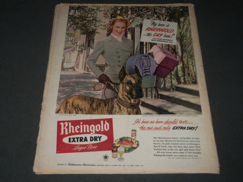 1951 APRIL 15 SUNDAY MIRROR MAGAZINE SECTION - DONNA REED COVER - J 3020