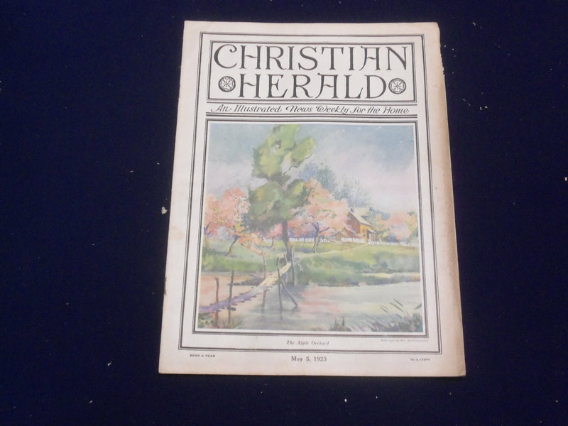 1923 MAY 5 CHRISTIAN HERALD MAGAZINE - THE APPLE ORCHARD - ST 6608