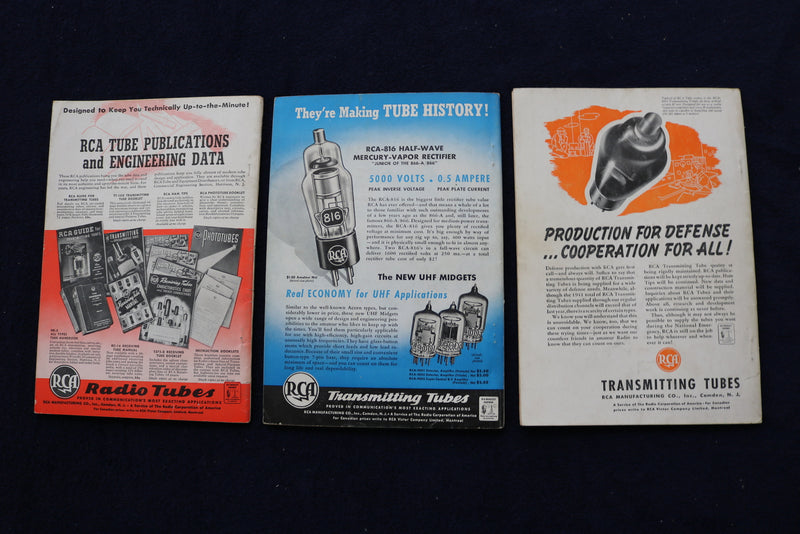 1941 RADIO MAGAZINE - LOT OF 3 - O 3427