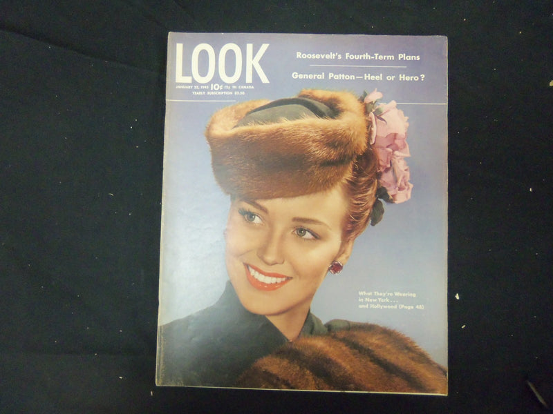 1945 JANUARY 23 LOOK MAGAZINE - GREAT PHOTOS & ADS - ST 2004