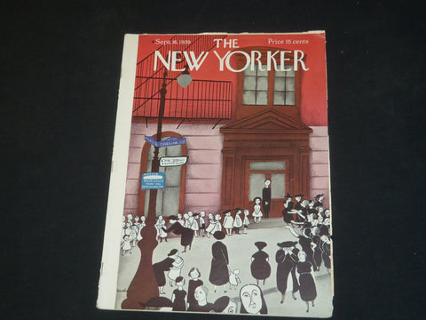 1939 SEPTEMBER 16 THE NEW YORKER MAGAZINE - ILLUSTRATED COVER - NY 23