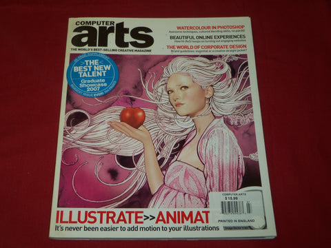 2007 JULY COMPUTER ARTS PROJECT MAGAZINE ISSUE NO. 137 WITH CD - RC 679