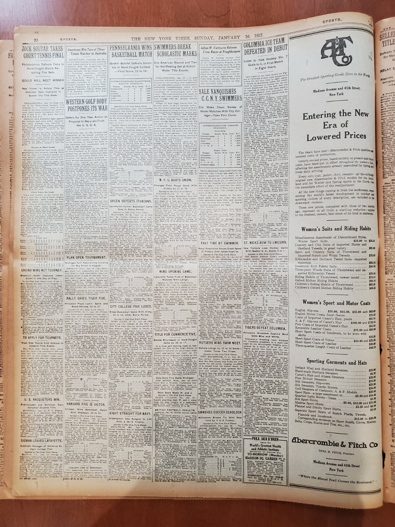 1921 JANUARY 16 NEW YORK TIMES - HYLAN AND ENRIGHT FACE GRAND JURY - NT 8095