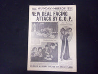 1935 FEBRUARY 3 NEW YORK SUNDAY MIRROR-NEW DEAL FACING ATTACK BY G.O.P.- NP 2250